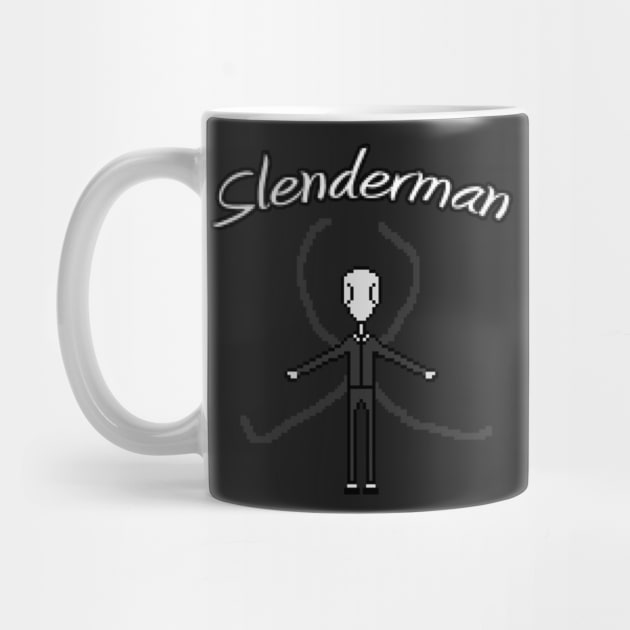 Pixel Slender Man by AkumaTh